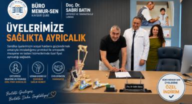 Büro Memur-Sen Kayseri'den Üyelerine Sağlıkta Büyük Avantaj!