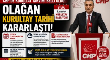 CHP'de Kurultay Takvimi Belirlendi