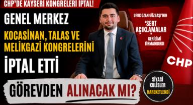 CHP Kayseri İl Başkanı Ufuk Ozan Gözbaşı Görevden mi Alınacak?