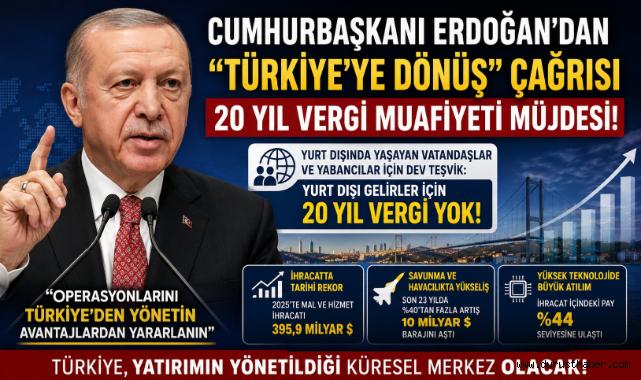 Cumhurbaşkanı Erdoğan'dan