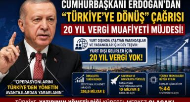 Cumhurbaşkanı Erdoğan'dan 