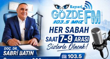 Doç. Dr. Sabri Batın Gözde FM'de Dinleyicilerle Buluşuyor