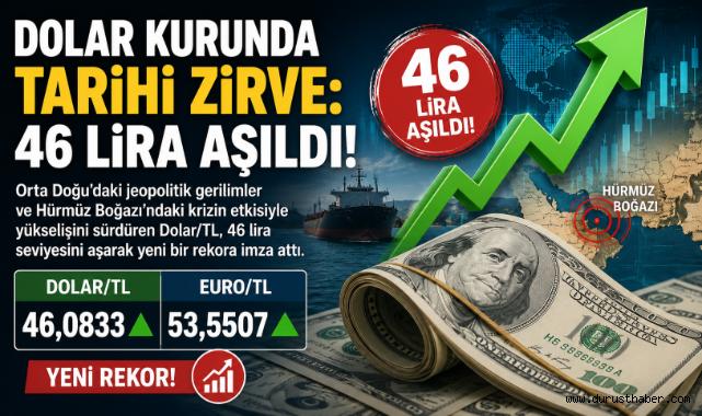 Dolar Kurunda Tarihi Zirve: 46 Lira Aşıldı!