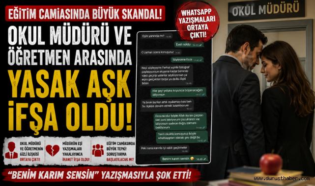 Eğitim Camiasında Skandal: Okul Müdürü ve Öğretmen Arasındaki Yasak Aşk İfşa Oldu!