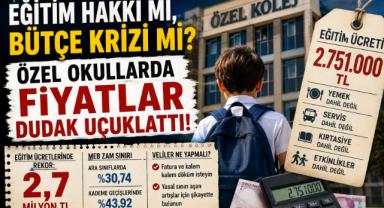 Eğitim Hakkı mı, Bütçe Krizi mi? Özel Okullarda Fiyatlar Dudak Uçuklattı