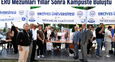 ERÜ Mezunları Yıllar Sonra Kampüste Buluştu
