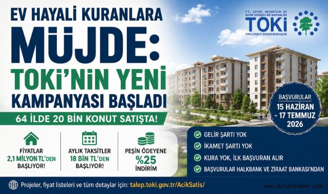 Ev Hayali Kuranlara Müjde: TOKİ'nin Yeni Kampanyası Başladı