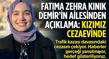 Fatıma Zehra Kınık Demir’in Ailesi Sessizliğini Bozdu