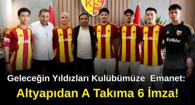 Geleceğin Yıldızları Kulübümüze Emanet: Altyapıdan A Takıma 6 İmza!