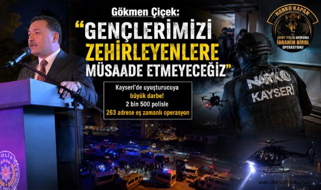 Gökmen Çiçek: “Gençlerimizi Zehirleyenlere Müsaade Etmeyeceğiz”