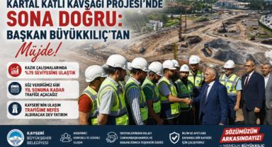 Kartal Katlı Kavşağı Projesi’nde Sona Doğru: Başkan Büyükkılıç’tan Müjde!