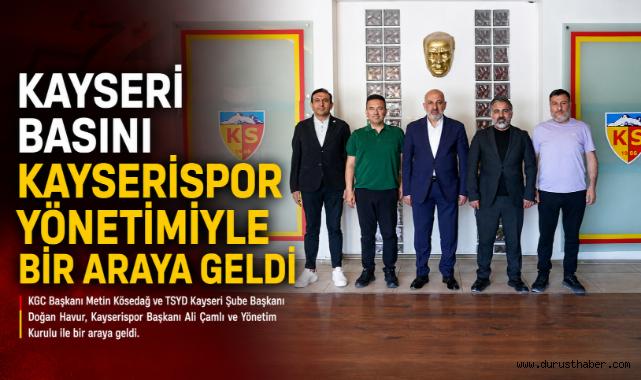 Kayseri Basını Kayserispor Yönetimiyle Bir Araya Geldi