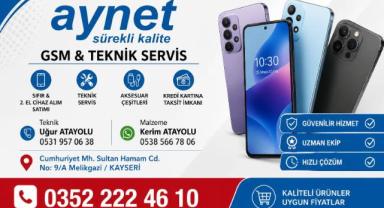 Kayseri'de Kalitenin Tek Adresi: AYNET GSM