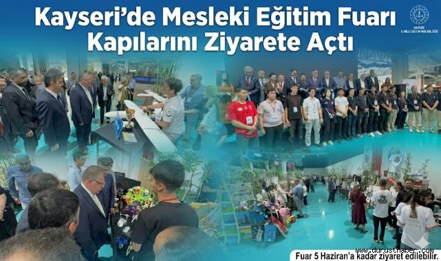 Kayseri’de Mesleki Eğitim Fuarı Kapılarını Ziyarete Açtı