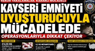 Kayseri Emniyet Müdürlüğü Uyuşturucuya Göz Açtırmıyor