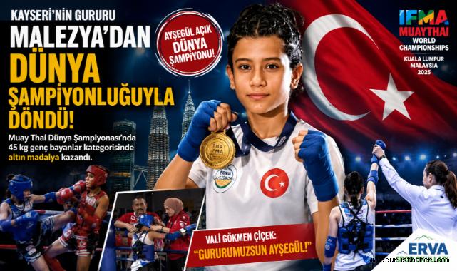 Kayseri’nin Gururu Malezya’dan Dünya Şampiyonluğuyla Döndü!
