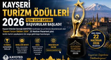 Kayseri Turizm Ödülleri 2026 İçin Geri Sayım: Başvurular Başladı!