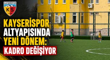 Kayserispor Altyapısında Yeni Dönem: Kadro Değişiyor