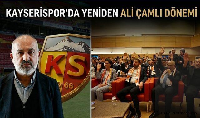 Kayserispor'da Ali Çamlı Yeniden Başkan Seçildi