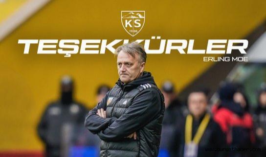 Kayserispor’da Erling Moe ile yollar ayrıldı