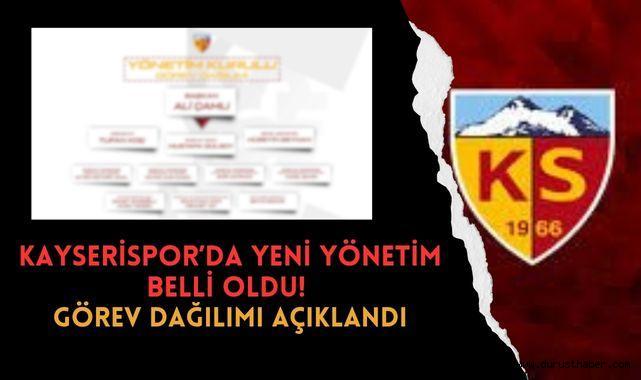 Kayserispor’da Yeni Dönem: Görev Dağılımı Açıklandı