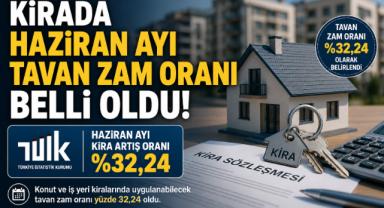 Kirada Haziran Ayı Tavan Zam Oranı Belli Oldu!