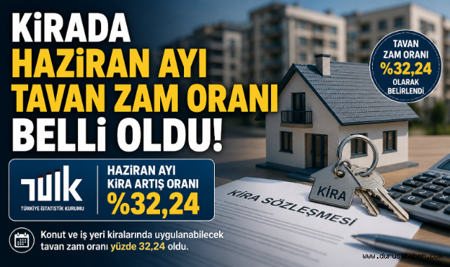 Kirada Haziran Ayı Tavan Zam Oranı Belli Oldu!