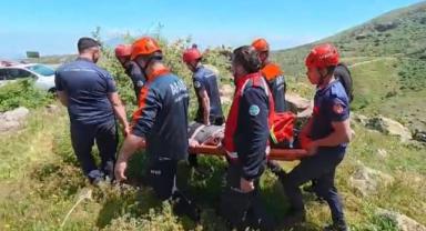 Kırlangıç Vadisi’nde Düşen Vatandaş Hastaneye Kaldırıldı