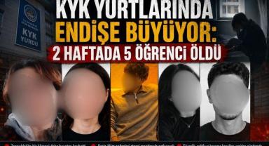 KYK Yurtlarında Endişe Büyüyor: 2 Haftada 5 Öğrenci Öldü