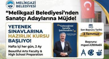 Melikgazi Belediyesi’nden Sanatçı Adaylarına Müjde: Yetenek Sınavlarına Hazırlık Kursu Başlıyor!