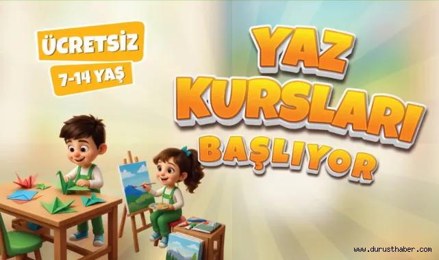 Melikgazi'nin Yaz Kurslarında Kayıt Heyecanı Başladı