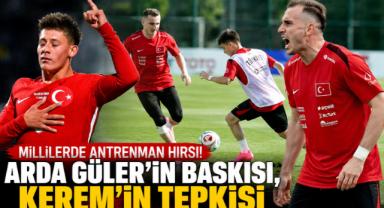 Millilerde Antrenman Hırsı! Arda Güler’in Baskısı, Kerem’in Tepkisi