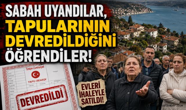 Sabah Uyandılar, Tapularının Devredildiğini Öğrendiler!