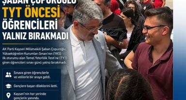 Şaban Çopuroğlu TYT Öncesi Öğrencileri Yalnız Bırakmadı
