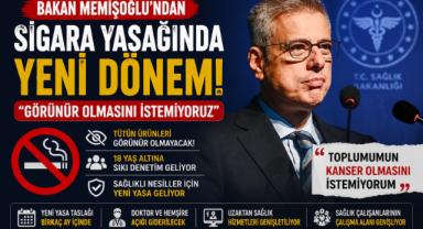 Sağlık Bakanı Memişoğlu’ndan Sigara Yasağında Yeni Dönem: 