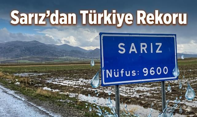 Sarız'dan Türkiye Rekoru