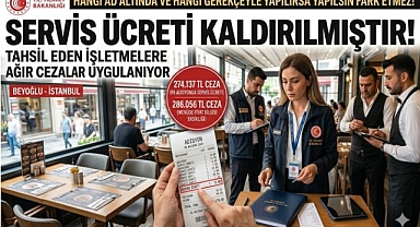 Servis Ücreti Alan Restorana Rekor Ceza!
