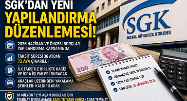 SGK Borçlarına Büyük Kolaylık! Hacizler Kalkacak