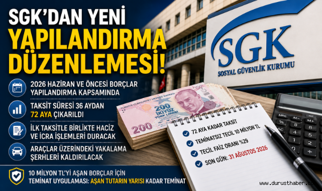 SGK Borçlarına Büyük Kolaylık! Hacizler Kalkacak