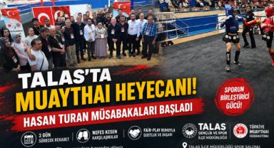 Talas’ta Muaythai Heyecanı: Hasan Turan Müsabakaları Başladı!