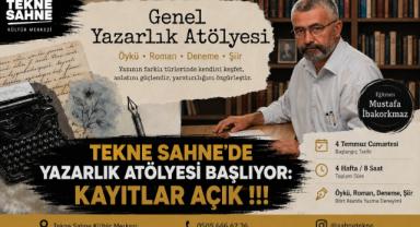Tekne Sahne’de Yazarlık Atölyesi Başlıyor: Kayıtlar Açık !!!