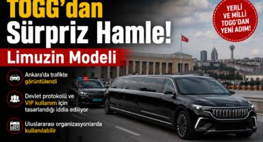 TOGG’dan Sürpriz Hamle! Limuzin Modeli