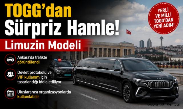 TOGG’dan Sürpriz Hamle! Limuzin Modeli
