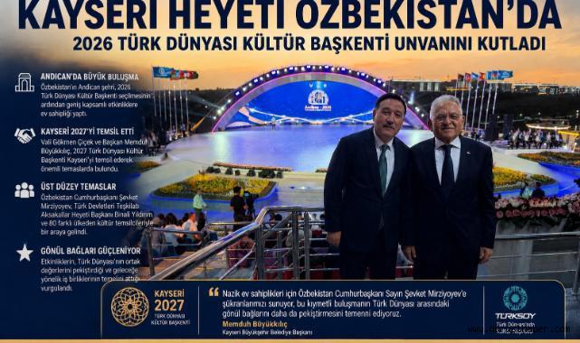Vali Gökmen Çiçek Ve Başkan Memduh Büyükkılıç Özbekistan'da