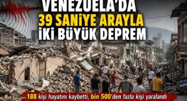 Venezuela’da 39 Saniye Arayla İki Büyük Deprem!