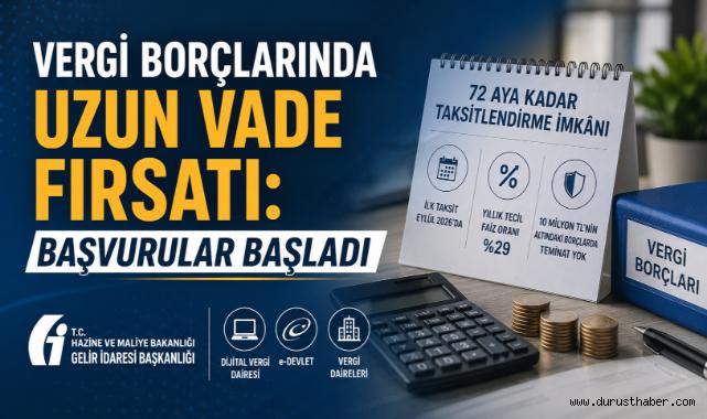 Vergi Borçlarında Uzun Vade Fırsatı: Başvurular Başladı