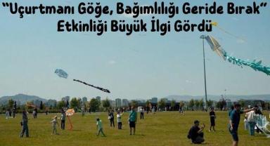 Yeşilay Kayseri’nin Uçurtma Şenliğinde Renkli Görüntüler Oluştu