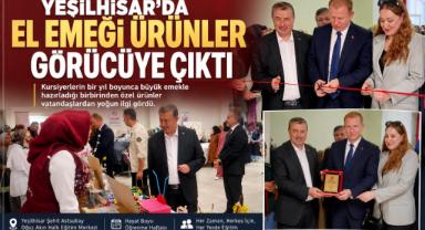 Yeşilhisar’da El Emeği Ürünler Görücüye Çıktı