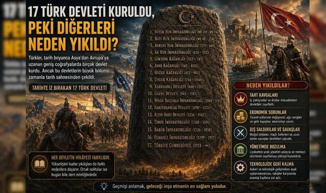 17 Türk Devleti Kuruldu, Peki Diğerleri Neden Yıkıldı?