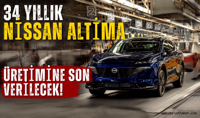 34 Yıllık Nissan Altima Üretimine Veda Ediyor